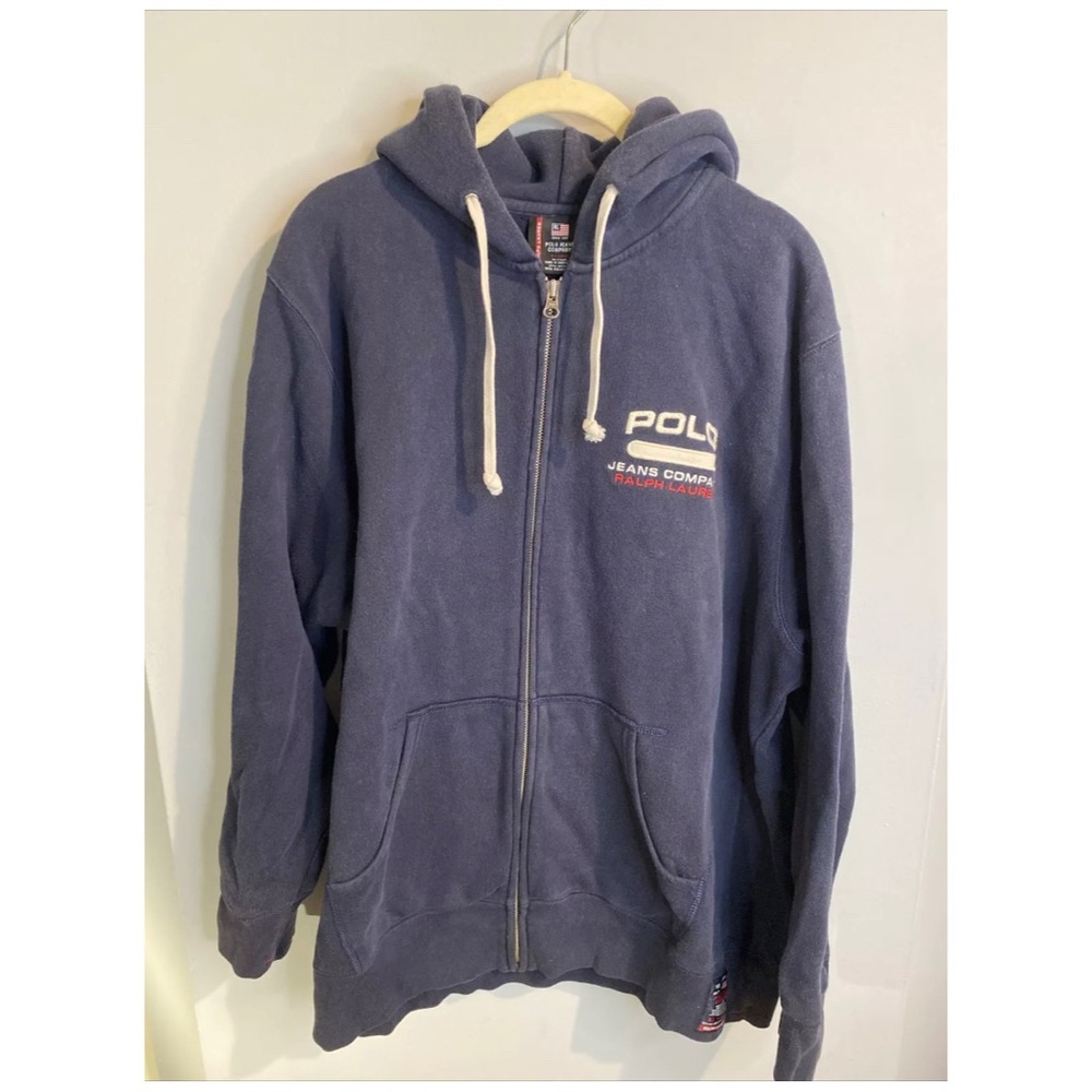 RALPH LAUREN POLO JEANS CO. ZIP UP HOODIE..XL